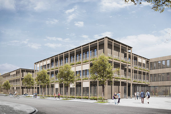 Neubau des kommunalen Schulzentrums Markt Schwaben, in Planung, Fertigstellung 2022 